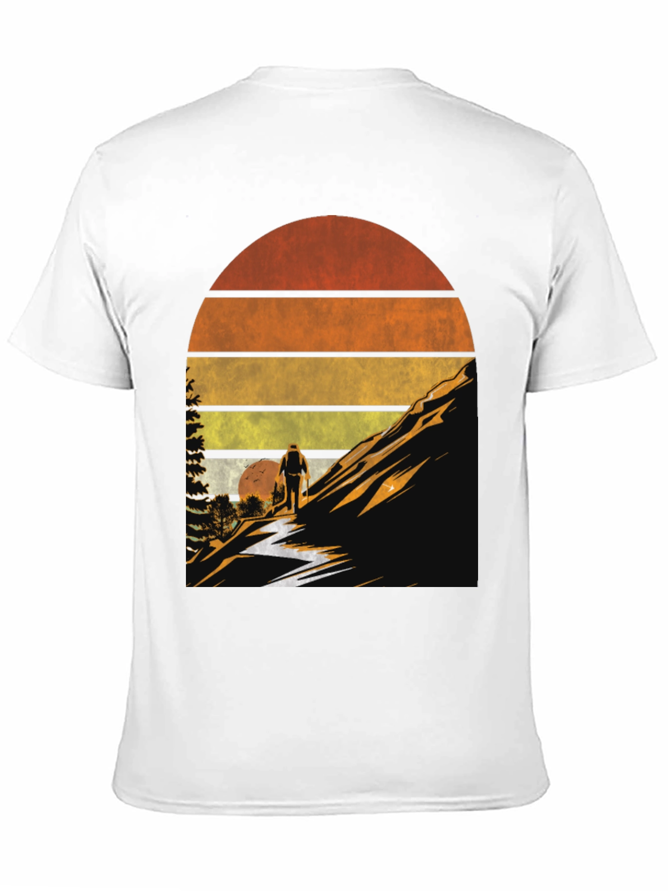 Retro Hiking T-Shirt - Outdoor Adventure Tee