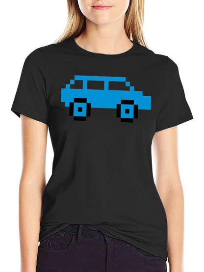 Pixel Car Graphic Tee - Retro Gaming Style