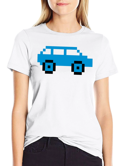 Pixel Car Graphic Tee - Retro Gaming Style