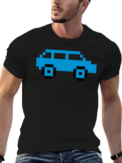Pixel Car Graphic Tee - Retro Gaming Style