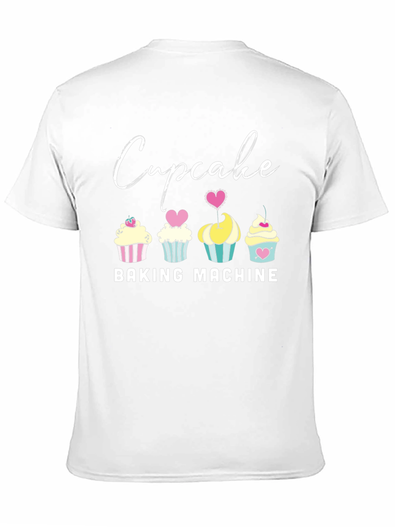 Cupcake Baking Machine Graphic T-Shirt