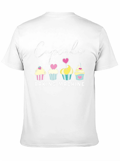 Cupcake Baking Machine Graphic T-Shirt