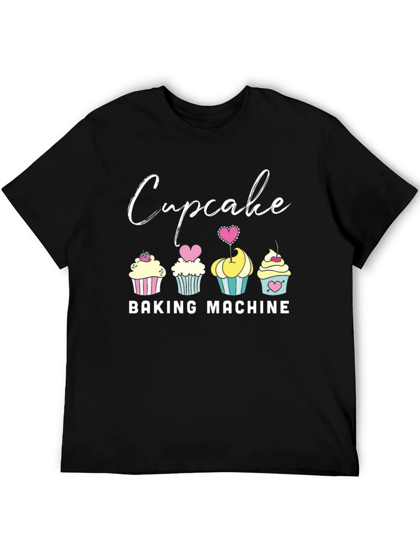 Cupcake Baking Machine Graphic T-Shirt