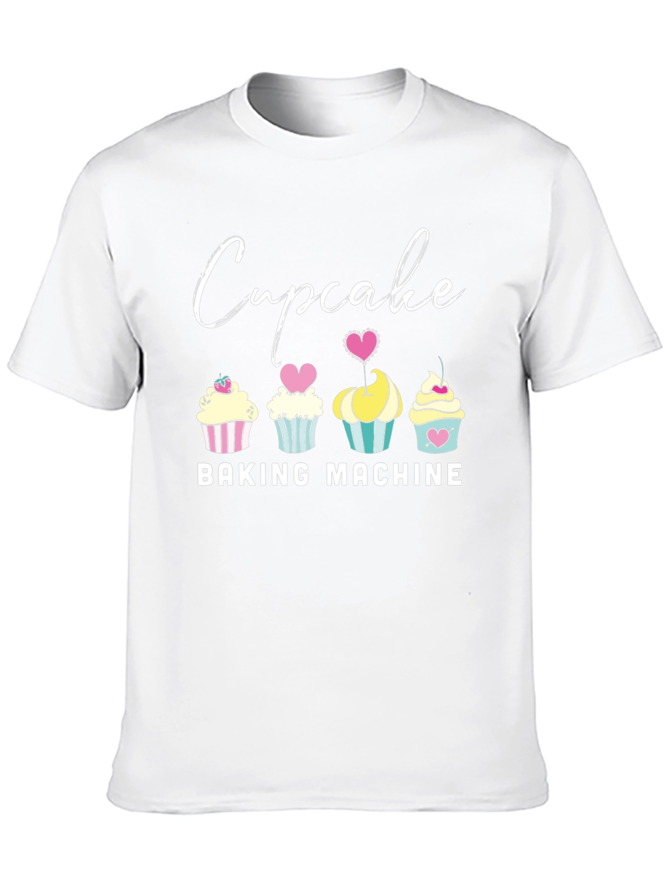 Cupcake Baking Machine Graphic T-Shirt