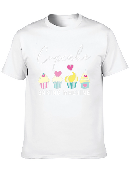 Cupcake Baking Machine Graphic T-Shirt