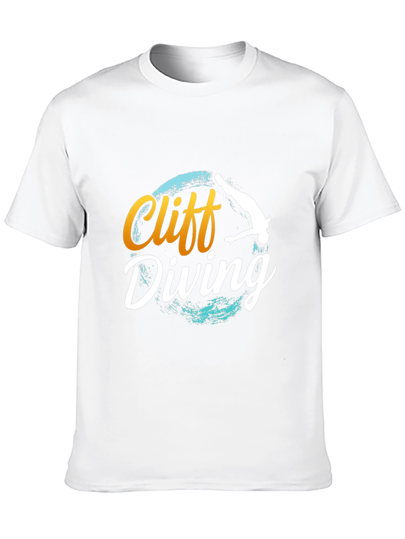 Cliff Diving T-Shirt - Black Graphic Tee