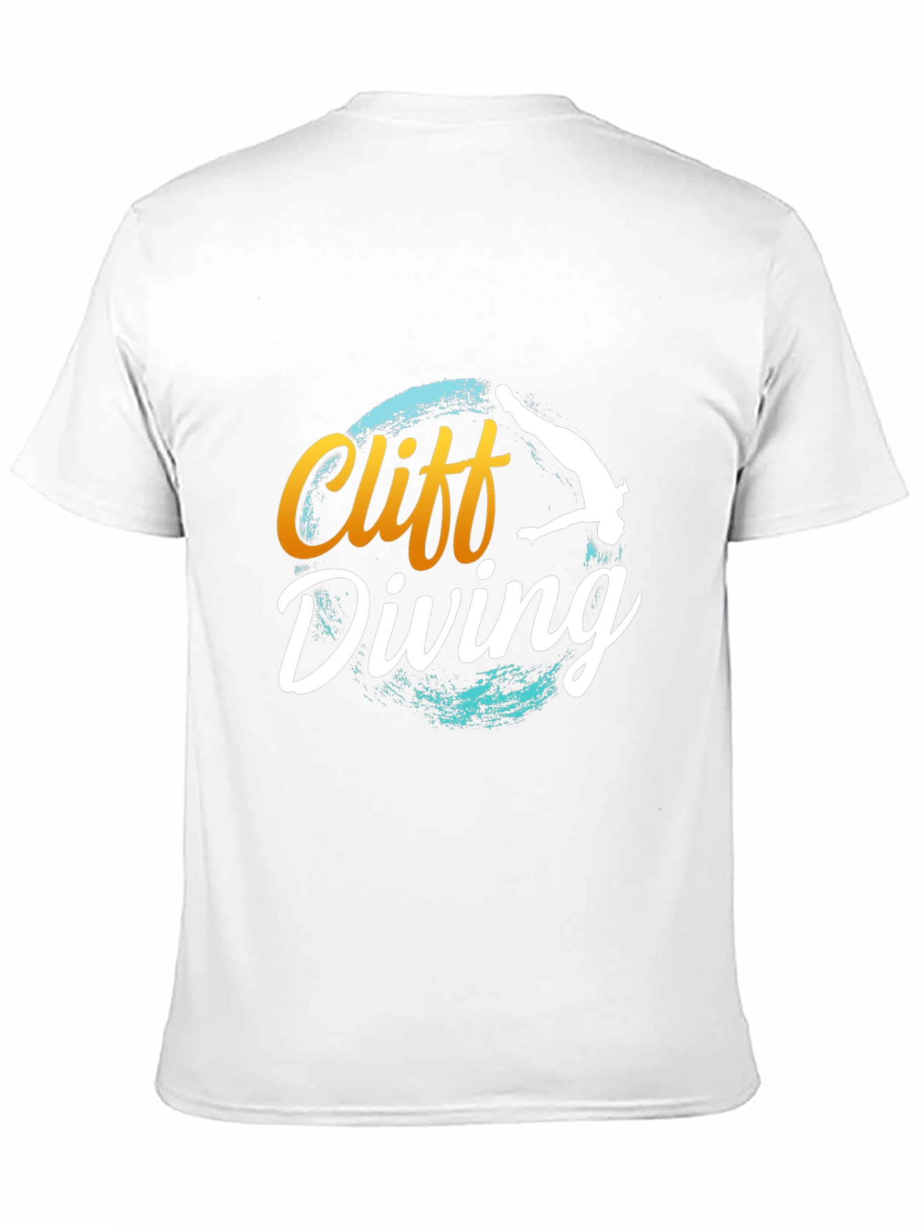 Cliff Diving T-Shirt - Black Graphic Tee