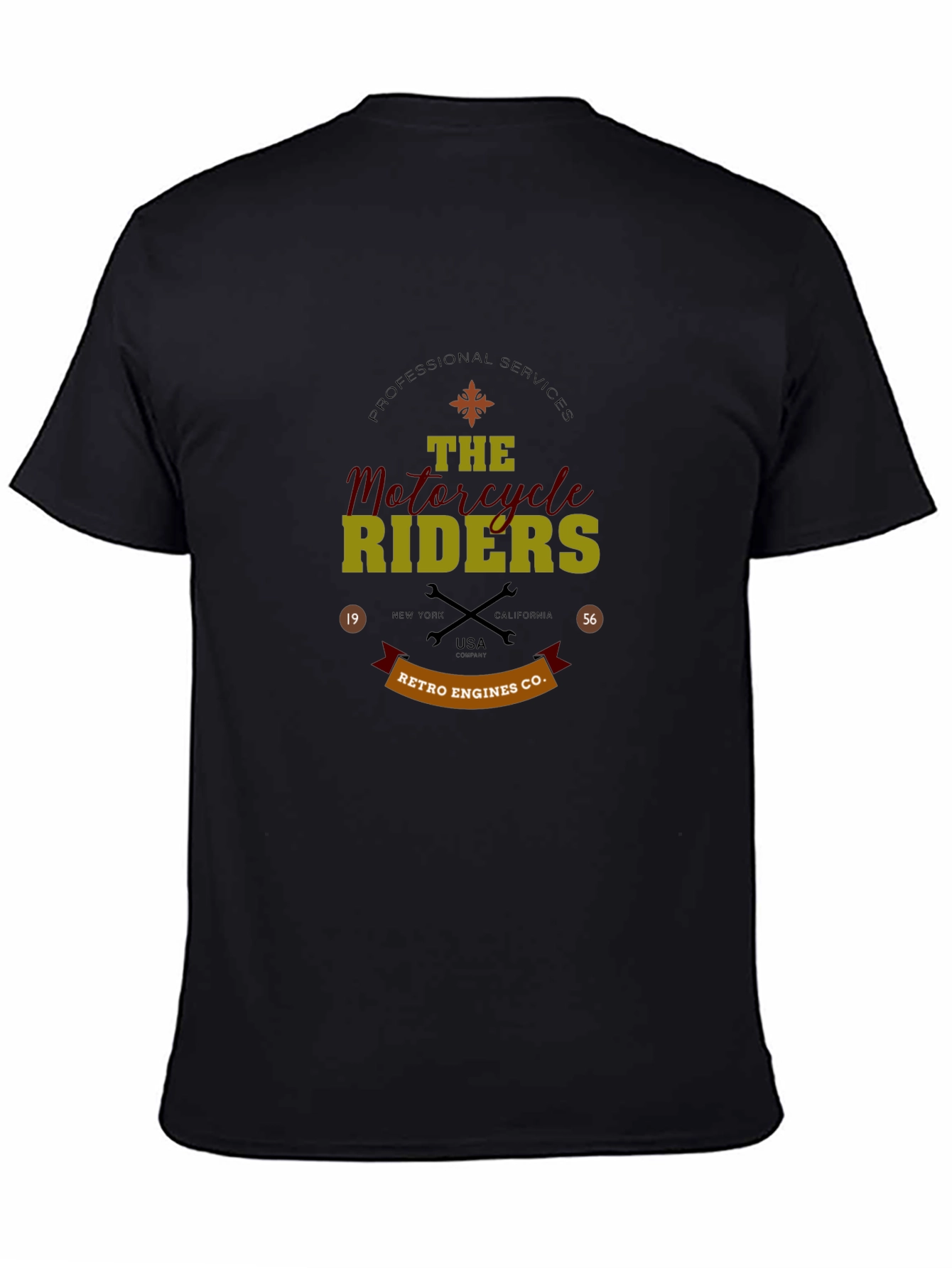 Retro Motorcycle Riders Graphic T-Shirt