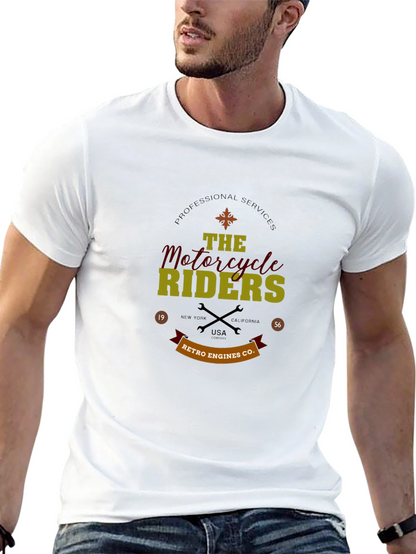 Retro Motorcycle Riders Graphic T-Shirt