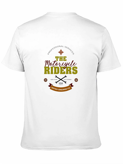 Retro Motorcycle Riders Graphic T-Shirt