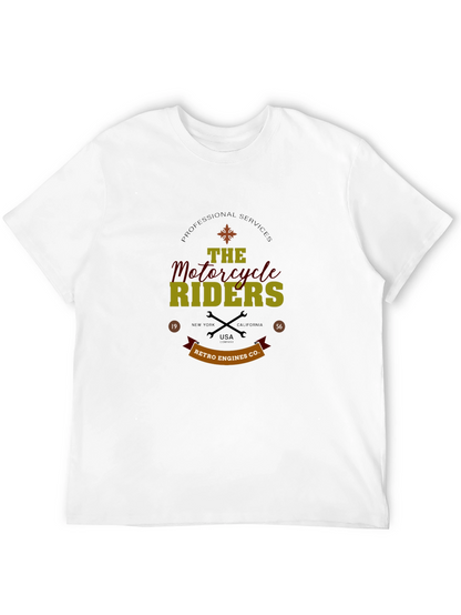 Retro Motorcycle Riders Graphic T-Shirt