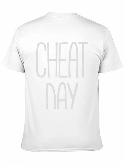 Cheat Day Black Graphic T-Shirt