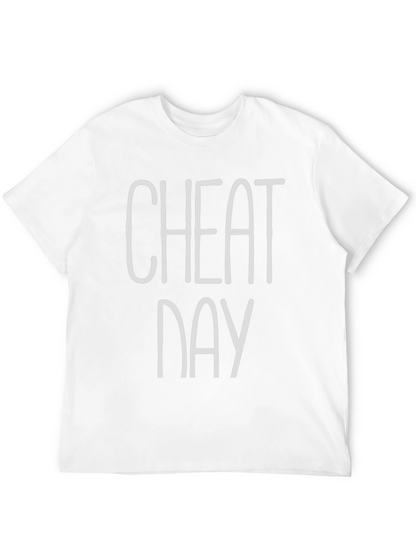Cheat Day Black Graphic T-Shirt