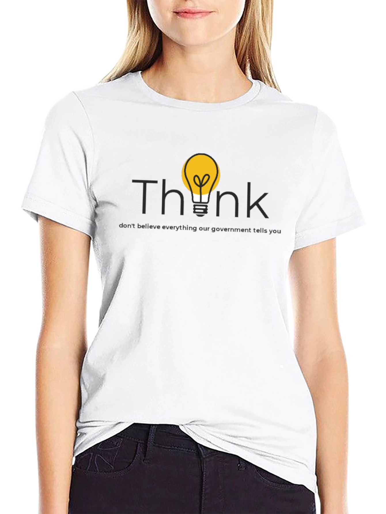 Think Graphic T-Shirt - Question Authority