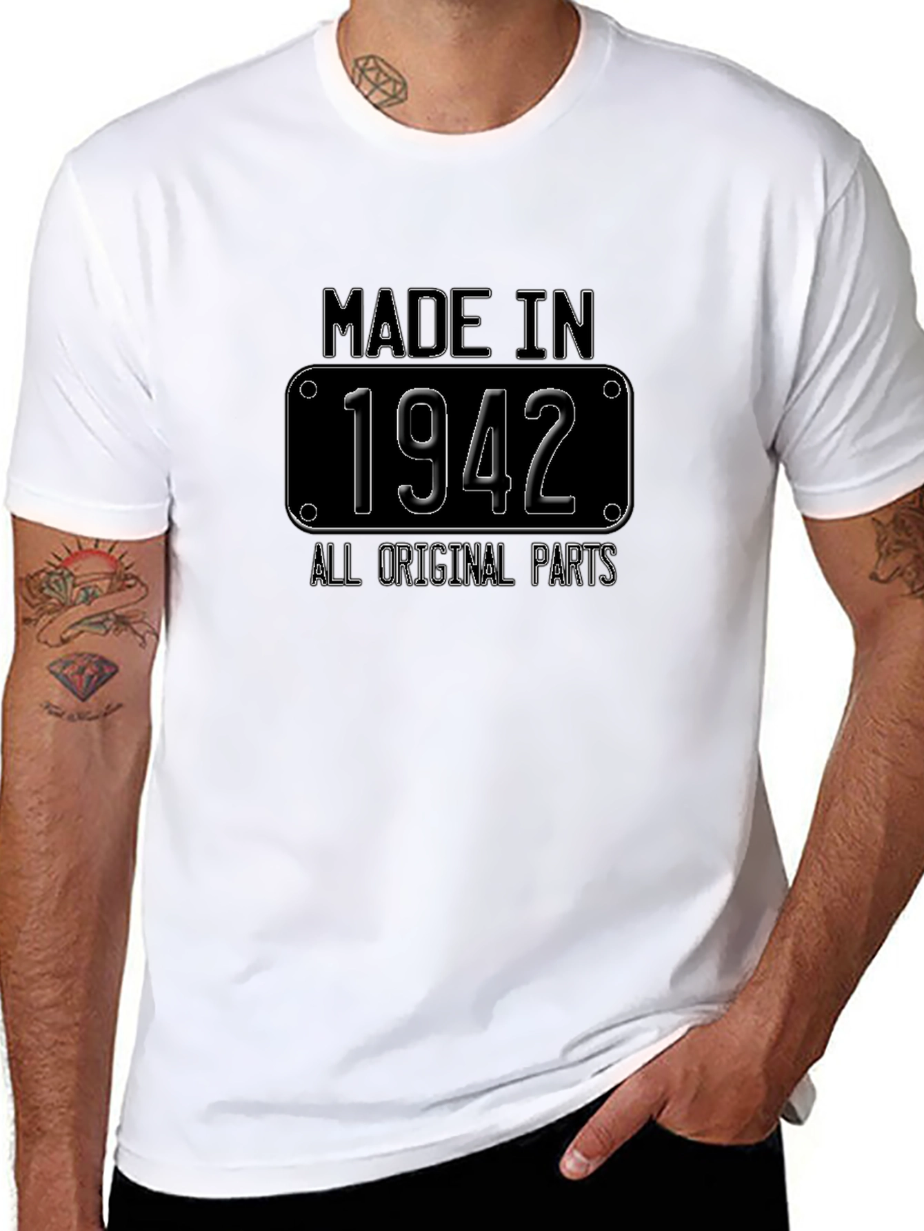Made in 1942 All Original Parts T-Shirt