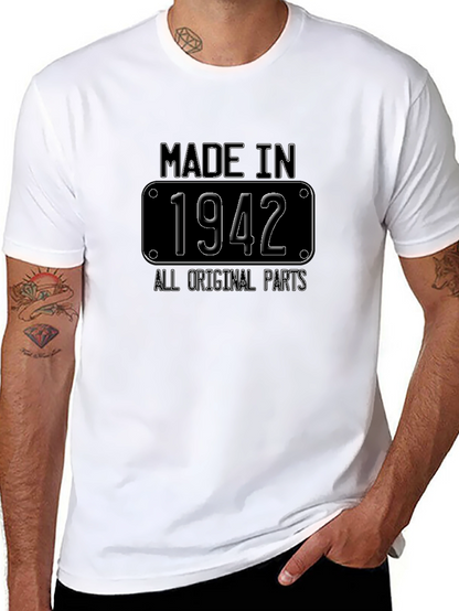 Made in 1942 All Original Parts T-Shirt