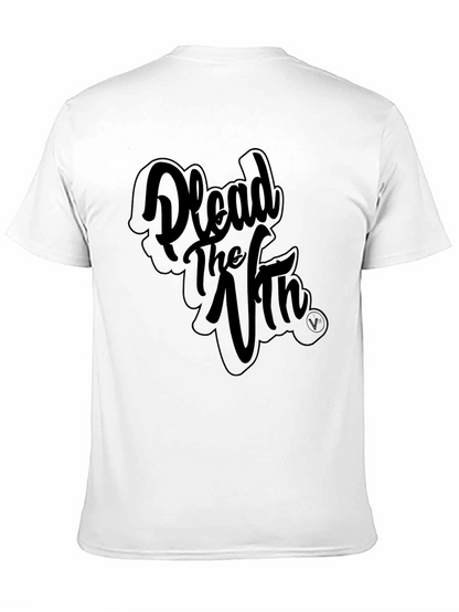 Plead the Vth Black Graphic T-Shirt