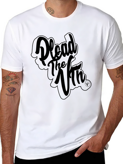 Plead the Vth Black Graphic T-Shirt
