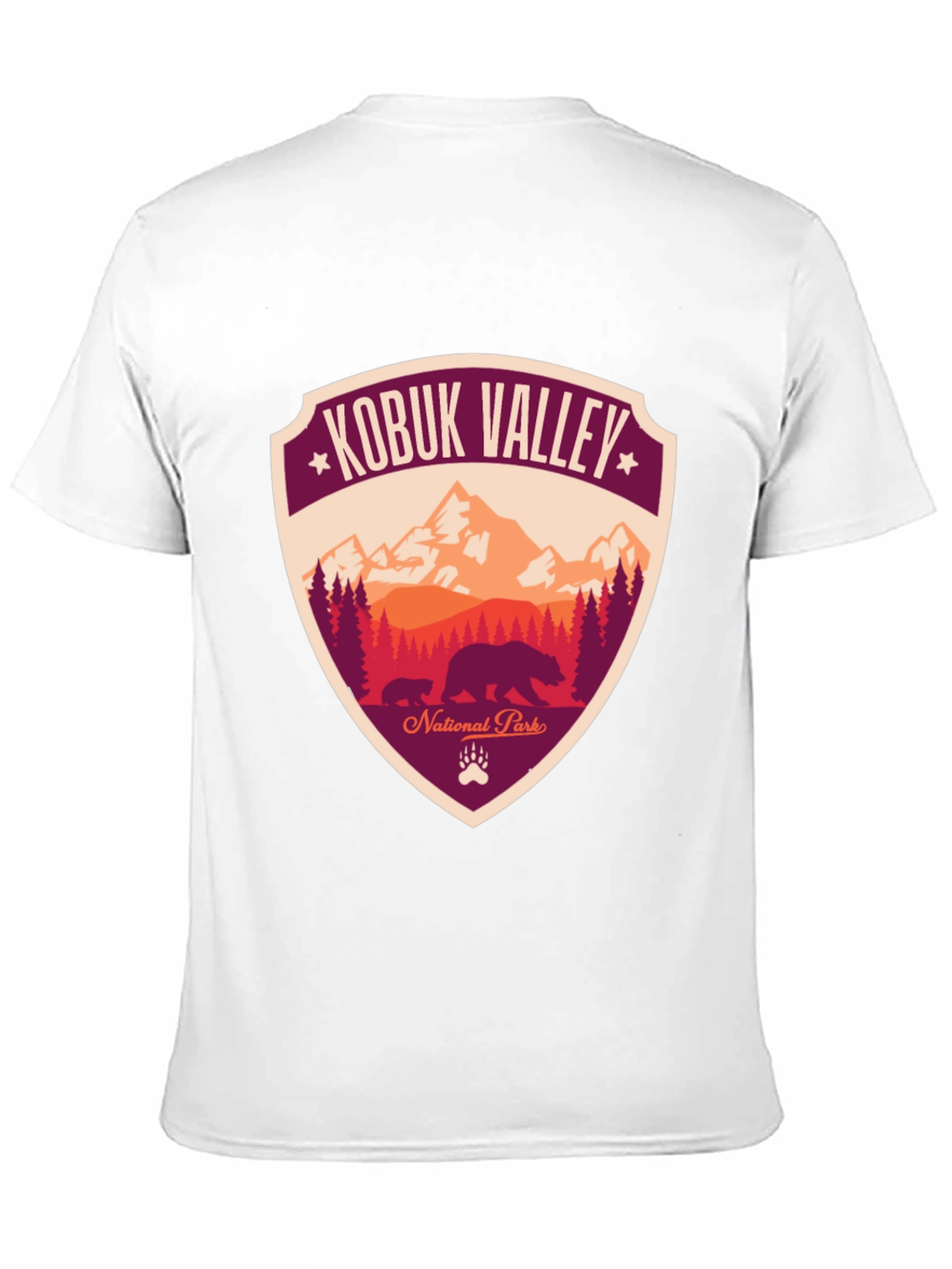 Kobuk Valley National Park Graphic Tee - Bear Design
