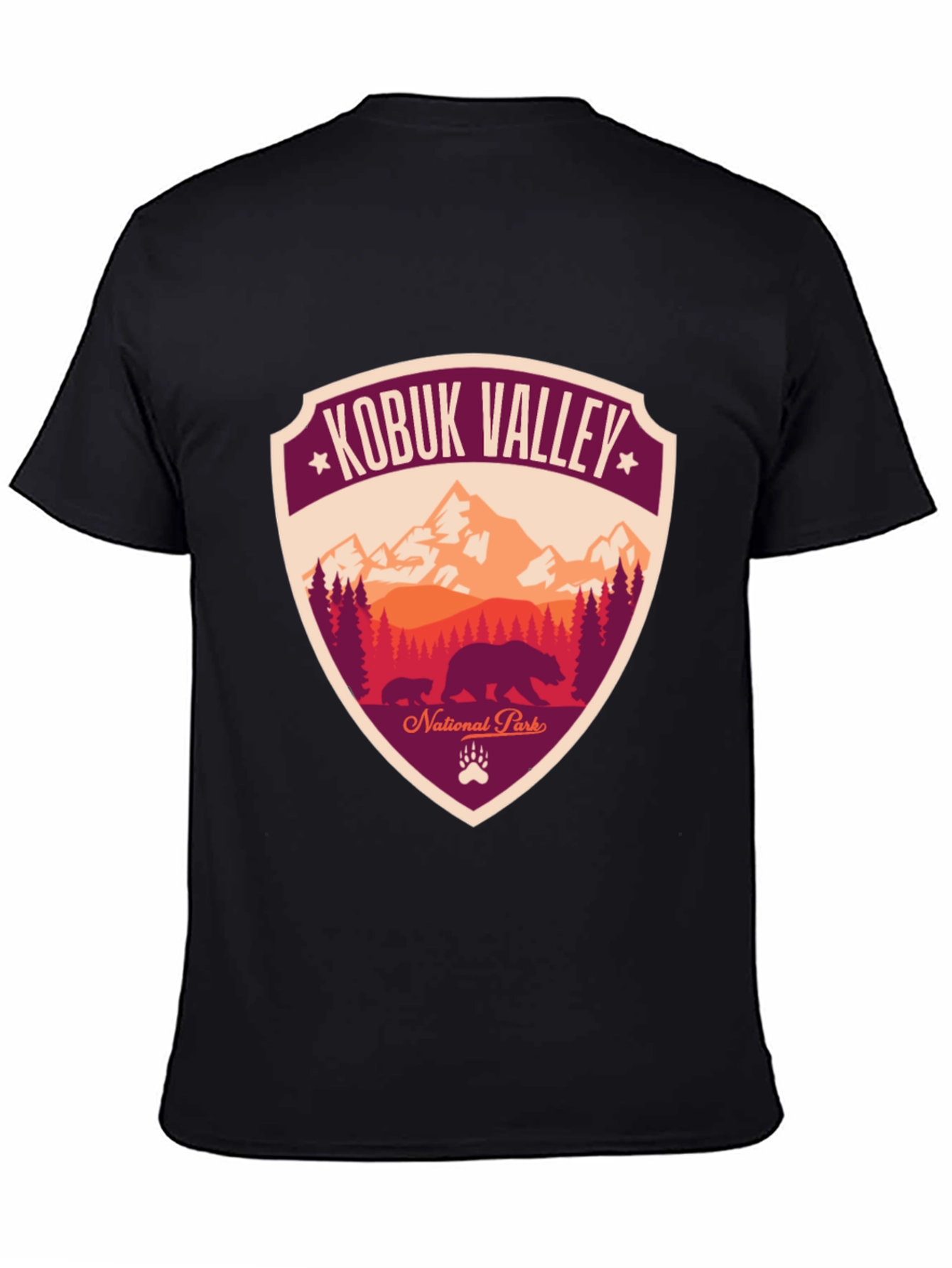 Kobuk Valley National Park Graphic Tee - Bear Design