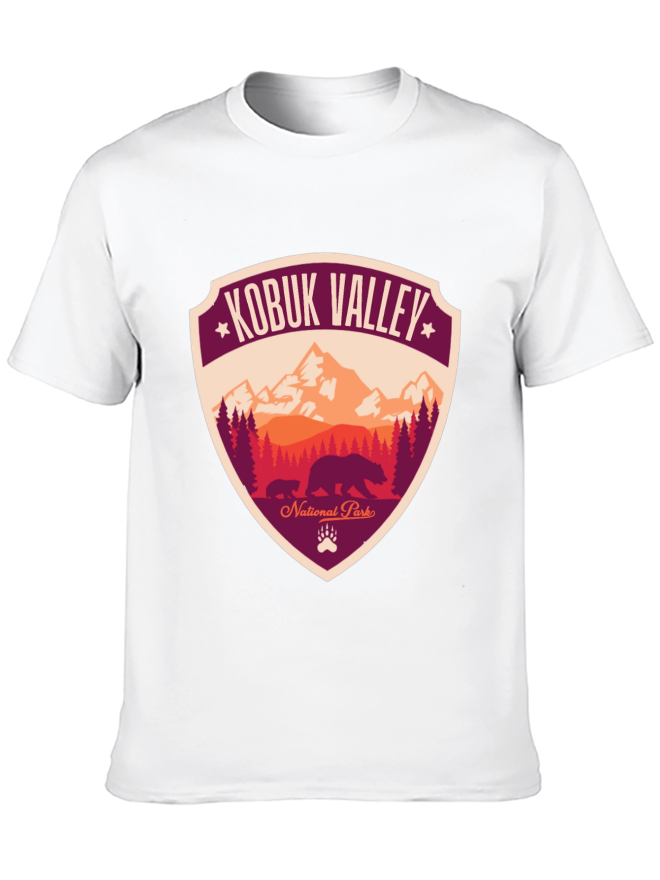 Kobuk Valley National Park Graphic Tee - Bear Design