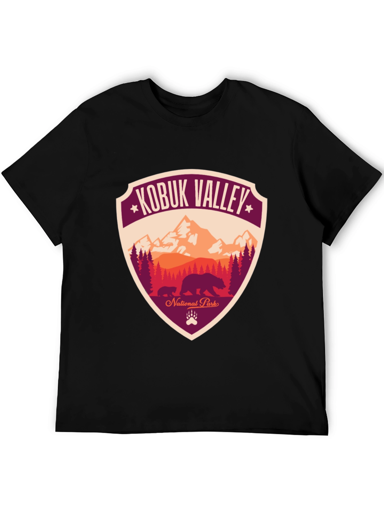 Kobuk Valley National Park Graphic Tee - Bear Design