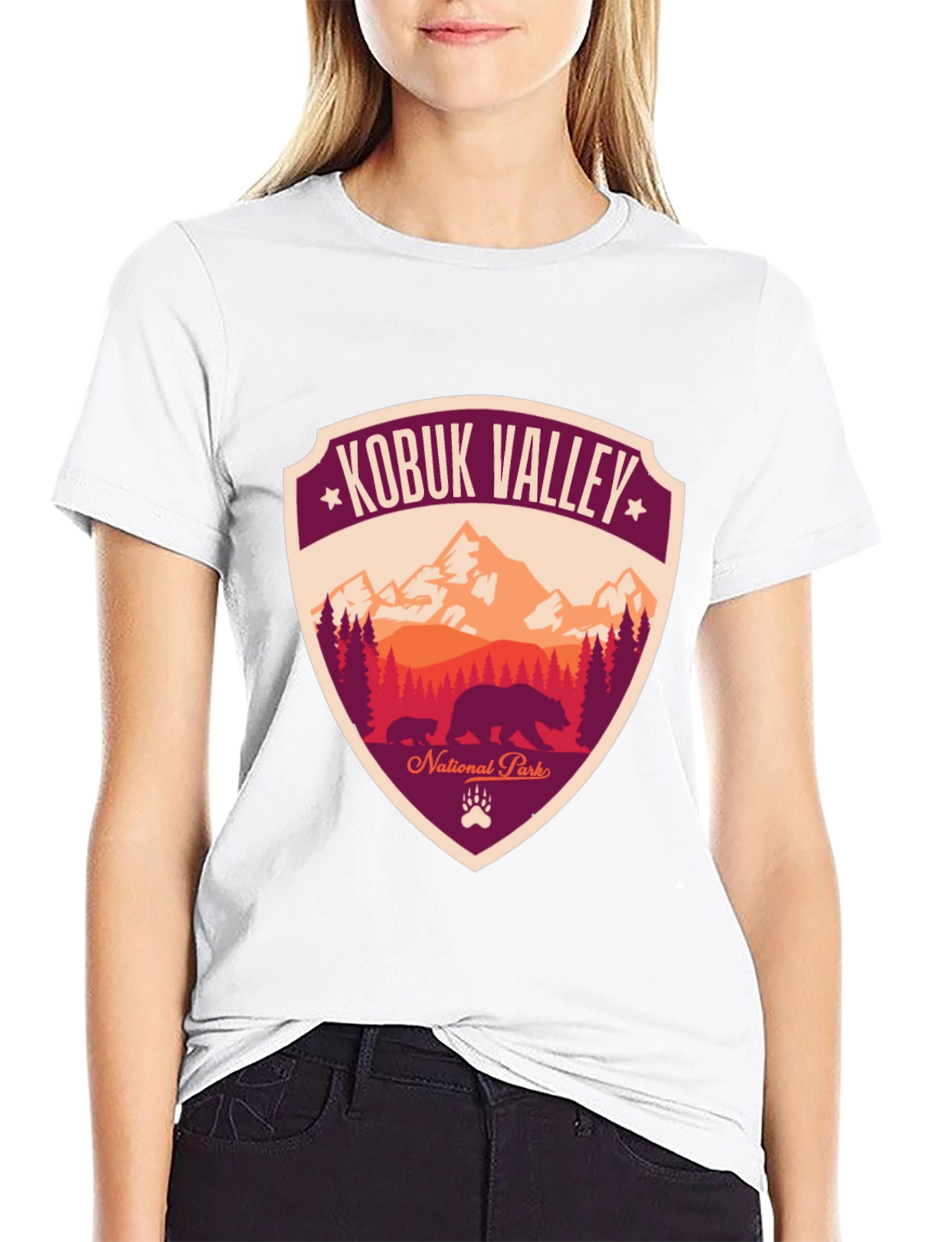 Kobuk Valley National Park Graphic Tee - Bear Design