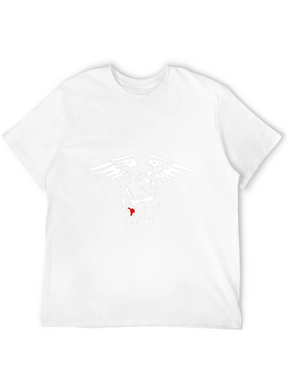 Angel with Knife Black T-Shirt