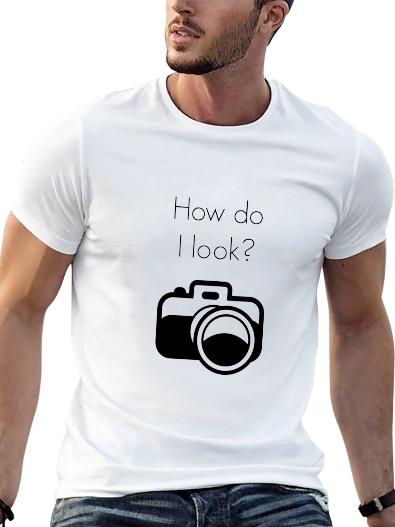 How Do I Look? Camera Graphic T-Shirt