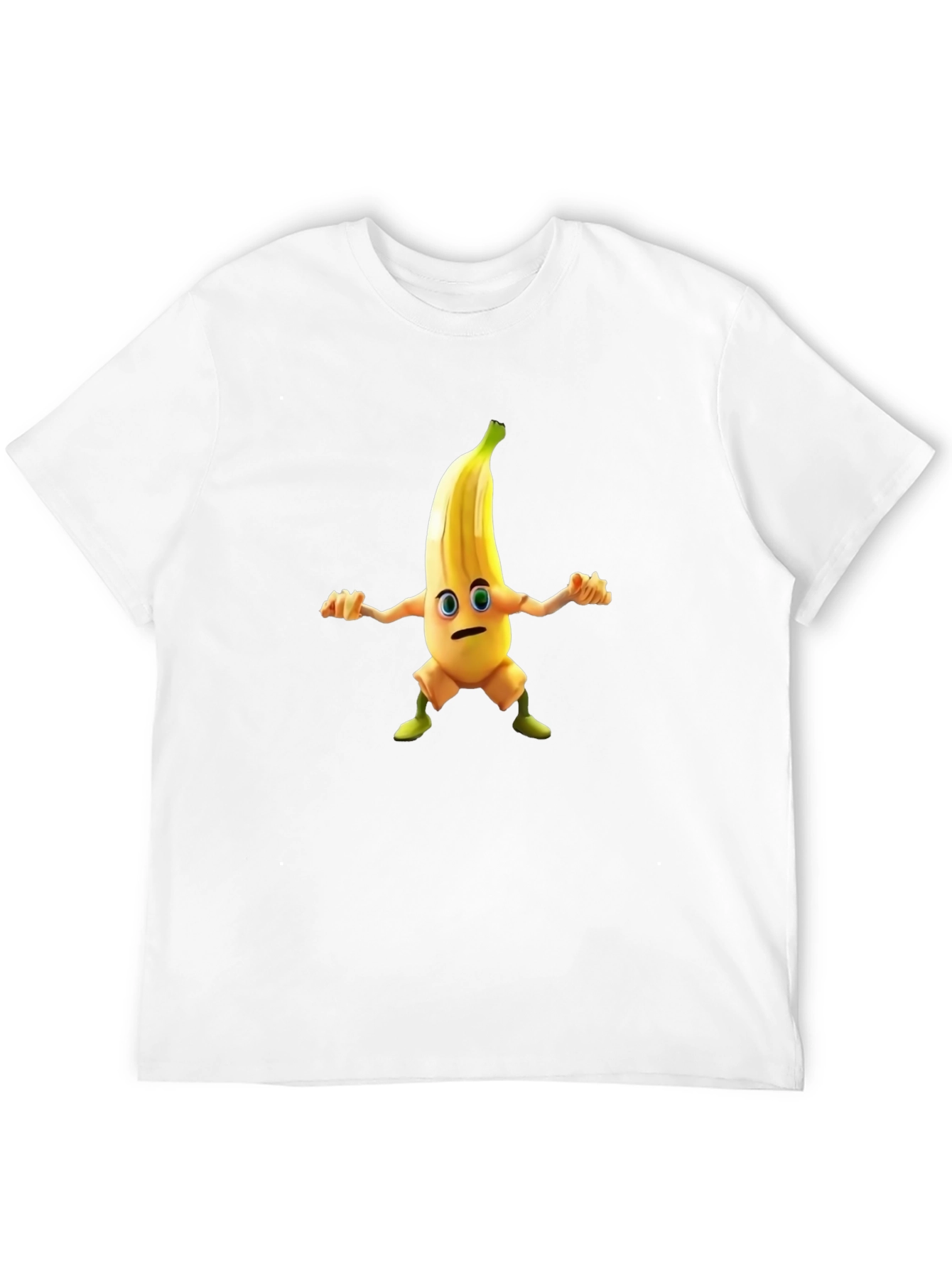 Banana Character Black T-shirt