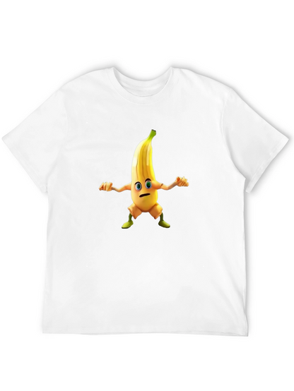 Banana Character Black T-shirt