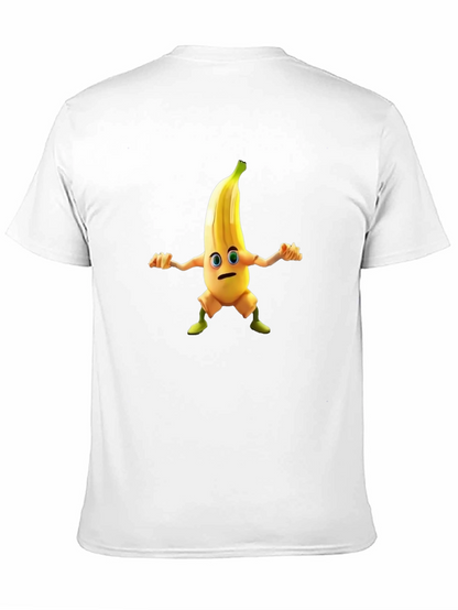 Banana Character Black T-shirt