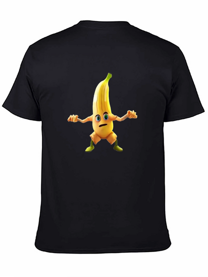 Banana Character Black T-shirt