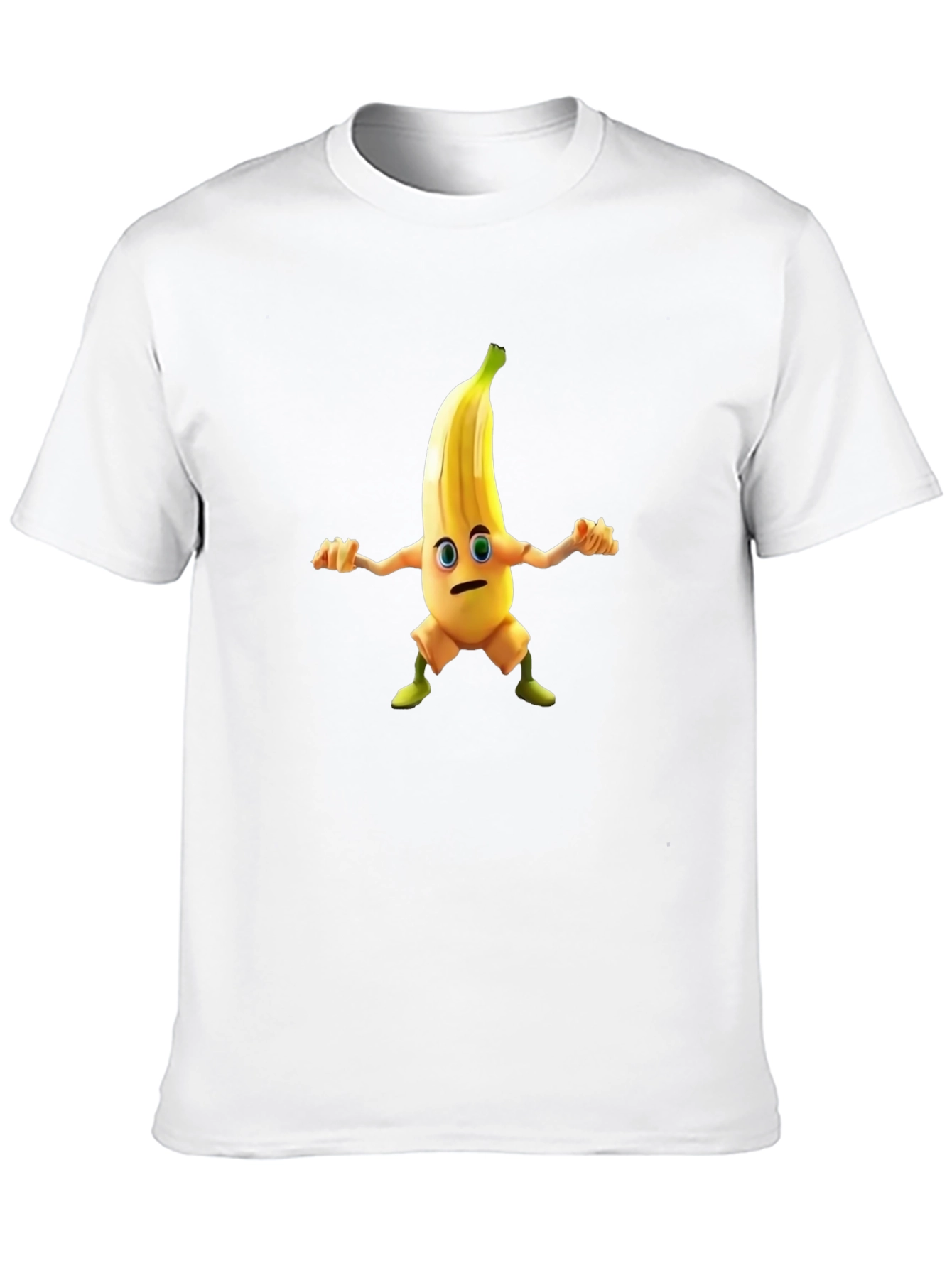 Banana Character Black T-shirt