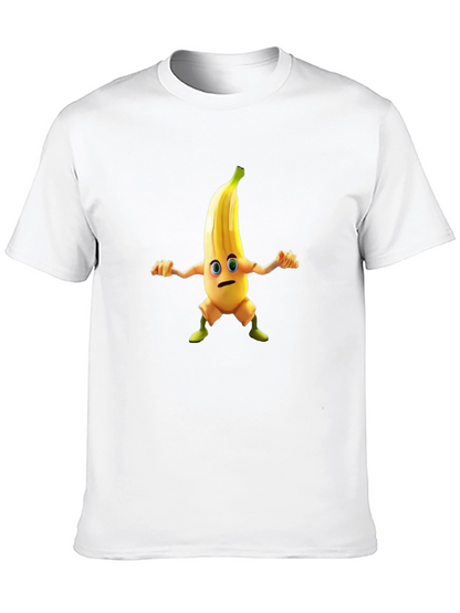 Banana Character Black T-shirt
