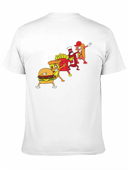 Food Dabbing Black T-Shirt