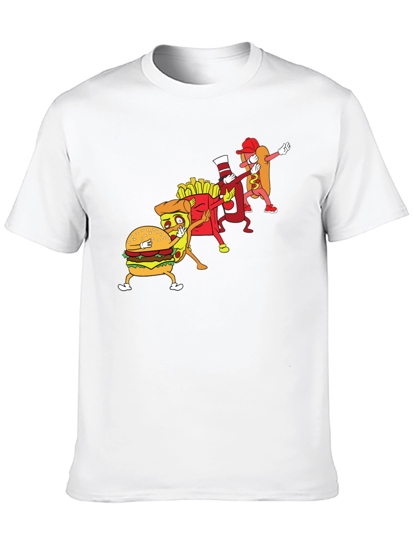 Food Dabbing Black T-Shirt