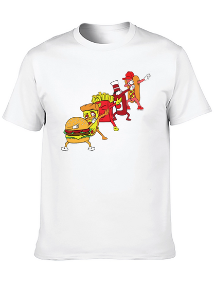 Food Dabbing Black T-Shirt