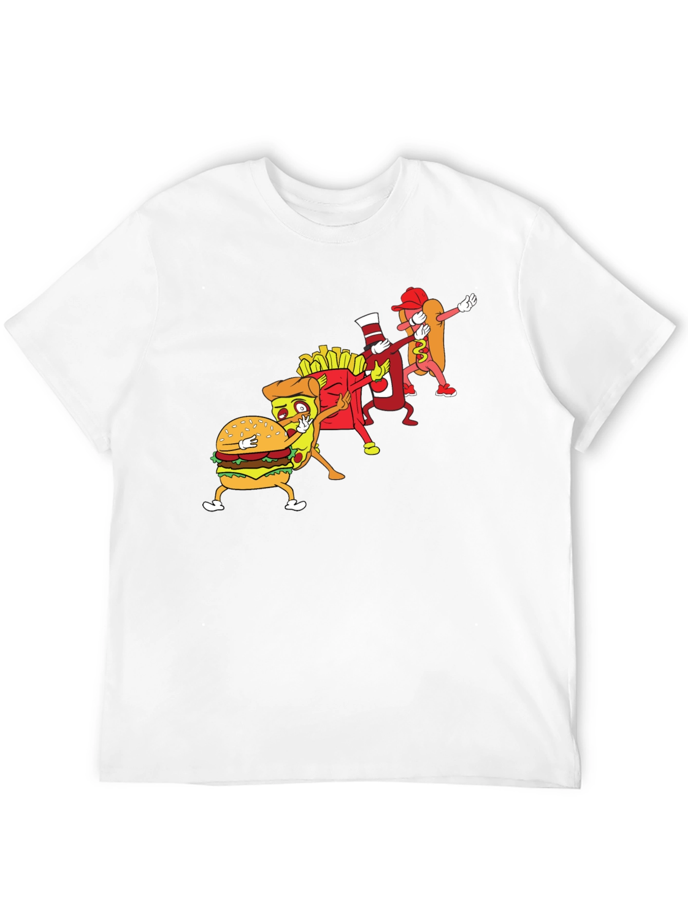 Food Dabbing Black T-Shirt