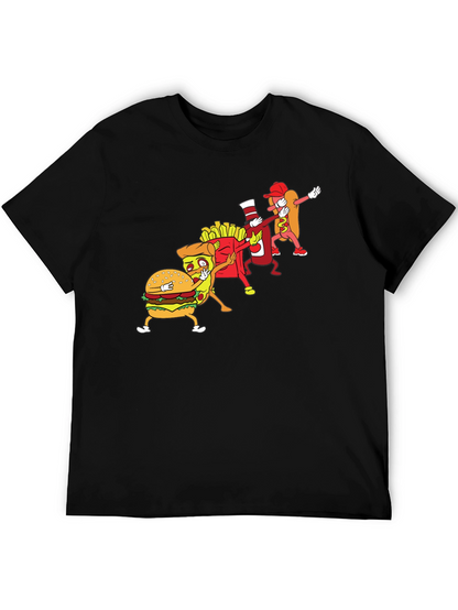Food Dabbing Black T-Shirt