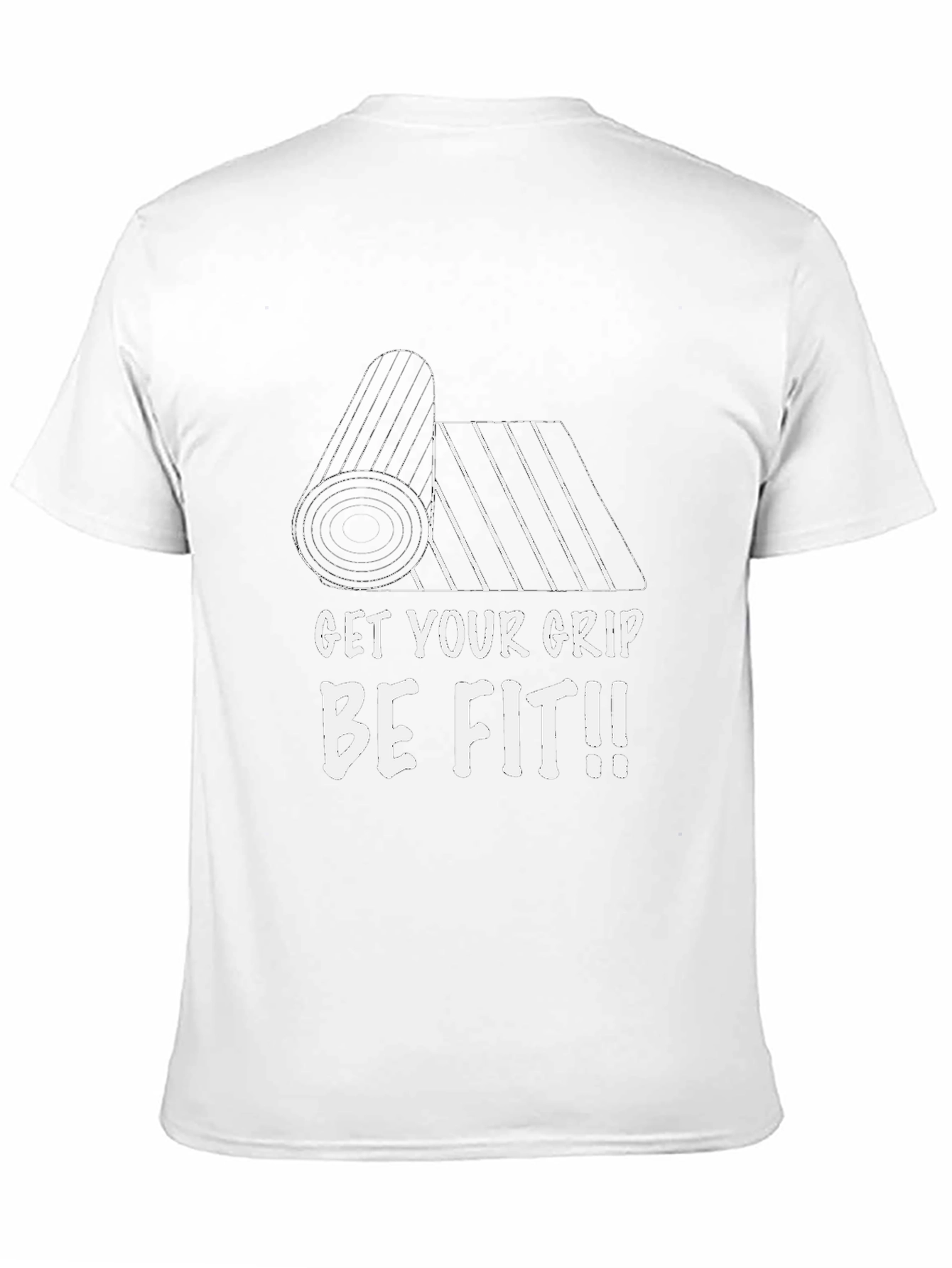 Get Your Grip Be Fit Black T-Shirt