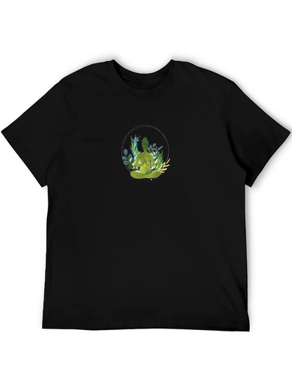 Nature Meditation Black T-Shirt