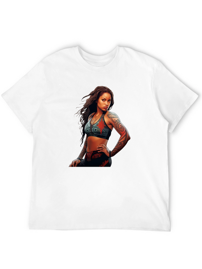 Graphic Tee: Tattooed Warrior Woman