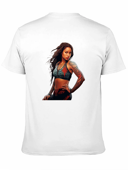 Graphic Tee: Tattooed Warrior Woman