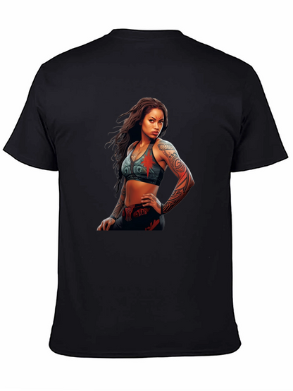 Graphic Tee: Tattooed Warrior Woman