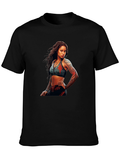 Graphic Tee: Tattooed Warrior Woman