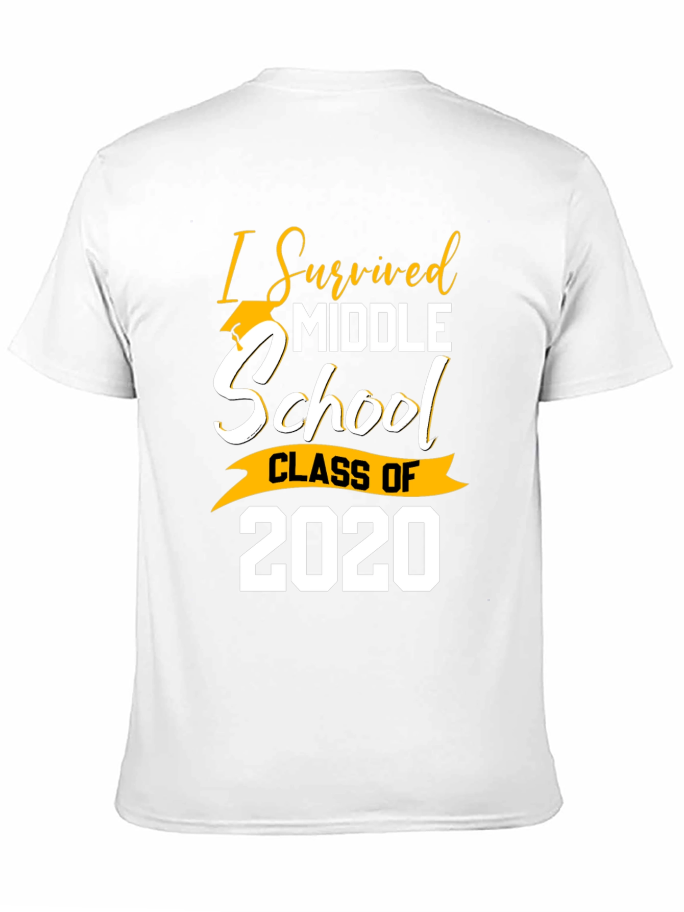 I Survived Middle School Class of 2020 Graduation T-Shirt