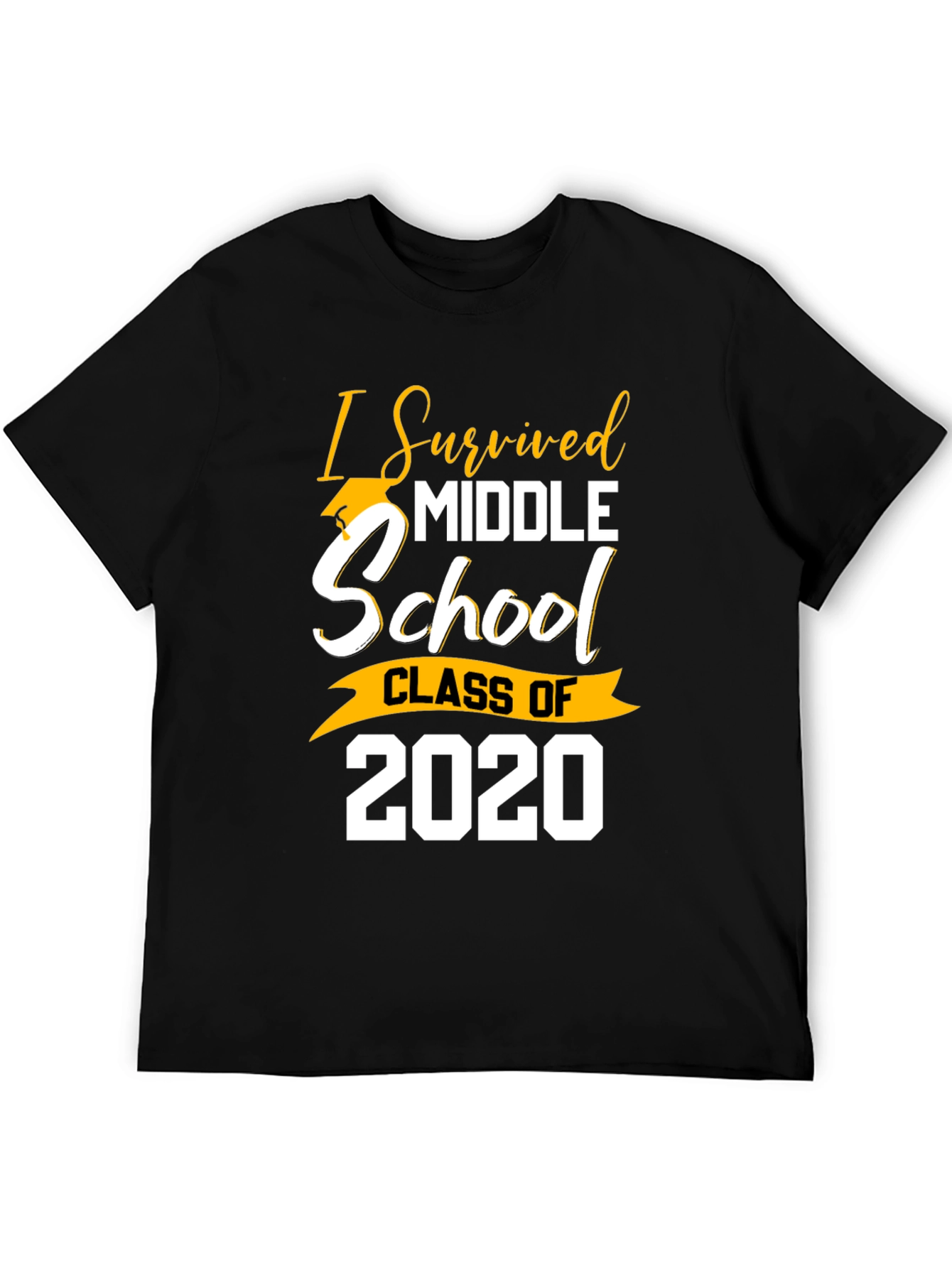 I Survived Middle School Class of 2020 Graduation T-Shirt