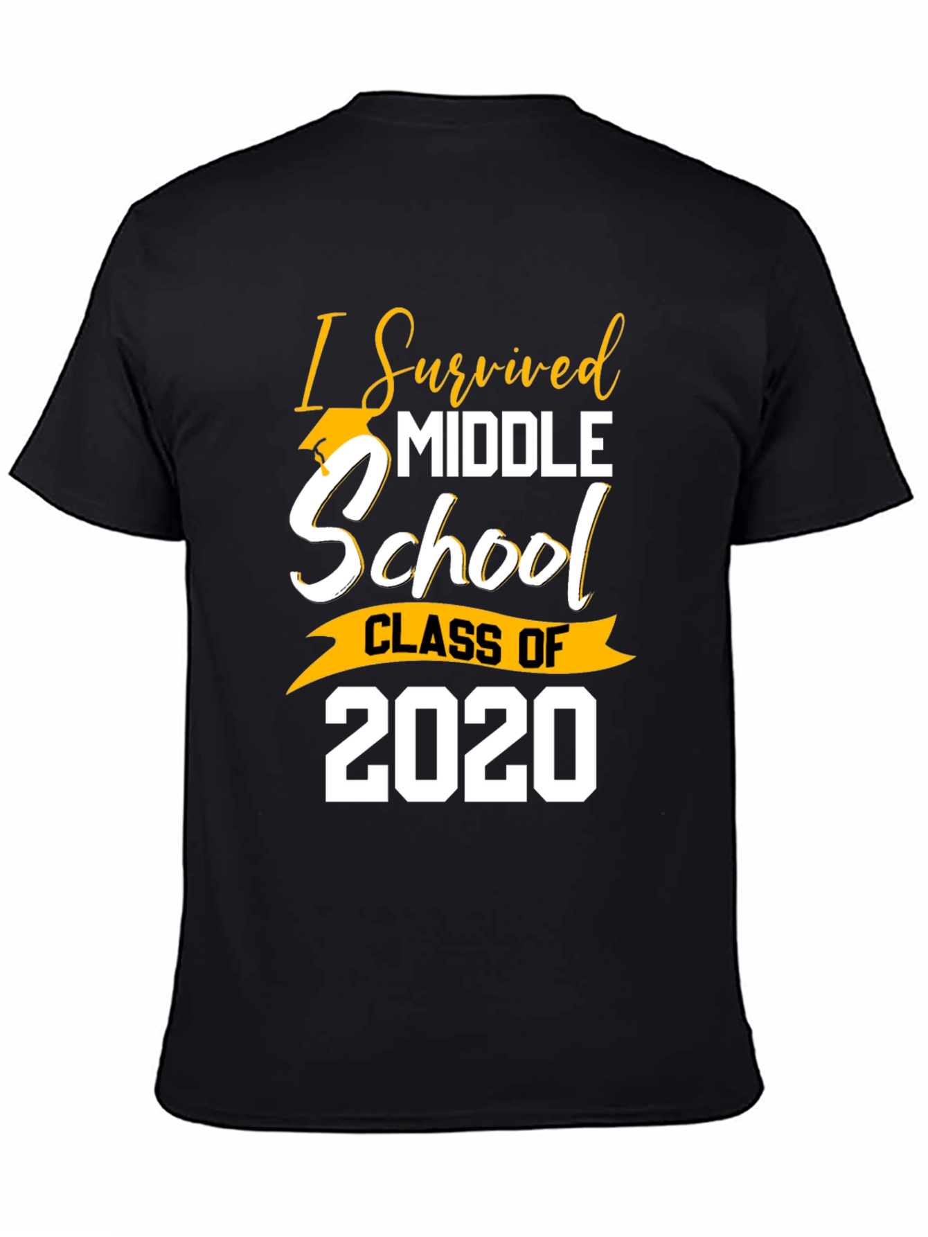 I Survived Middle School Class of 2020 Graduation T-Shirt