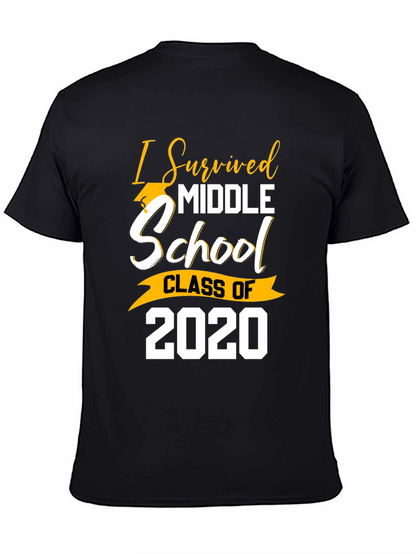 I Survived Middle School Class of 2020 Graduation T-Shirt